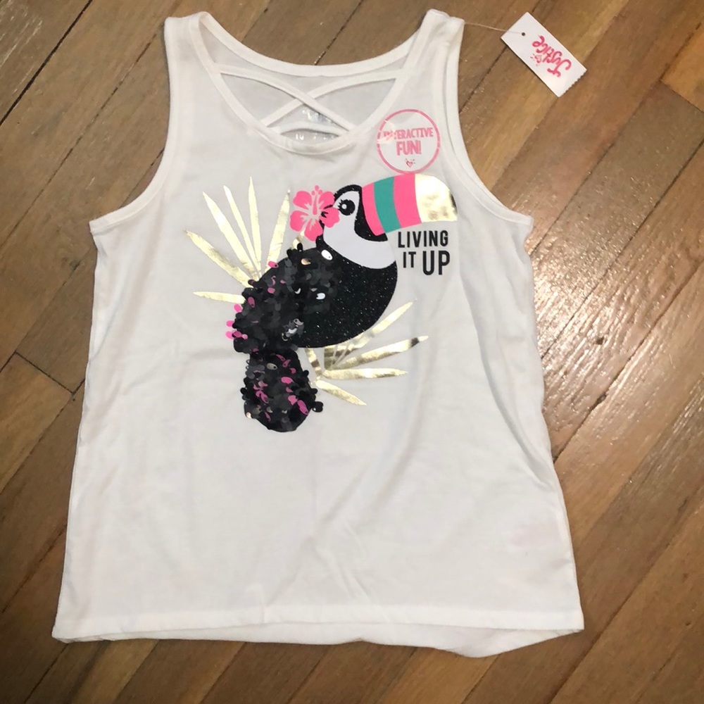 Justice youth tank top